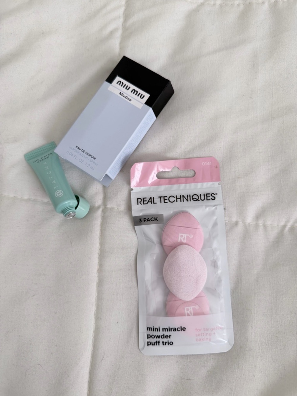 Real Techniques Mini Miracle Powder Puff Trio and Samples